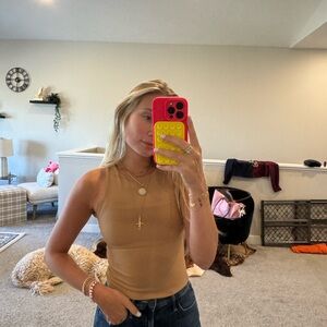 Express Tan Tank Top